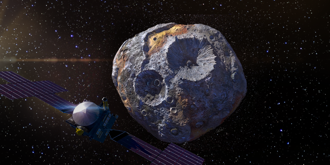 NASA перенесли запуск миссии-полета к драгоценному астероиду (16) Психея