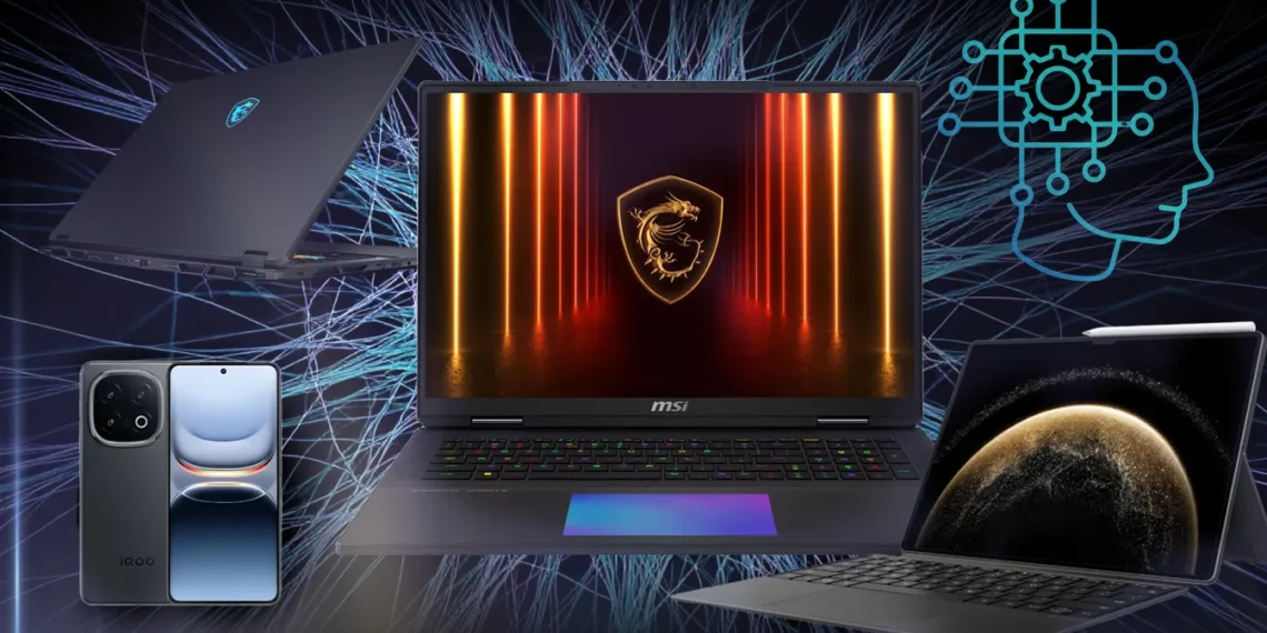 Высокотехнологичные гаджеты и нейросети 2025 года: ноутбук, смартфон, планшет и сюрприз