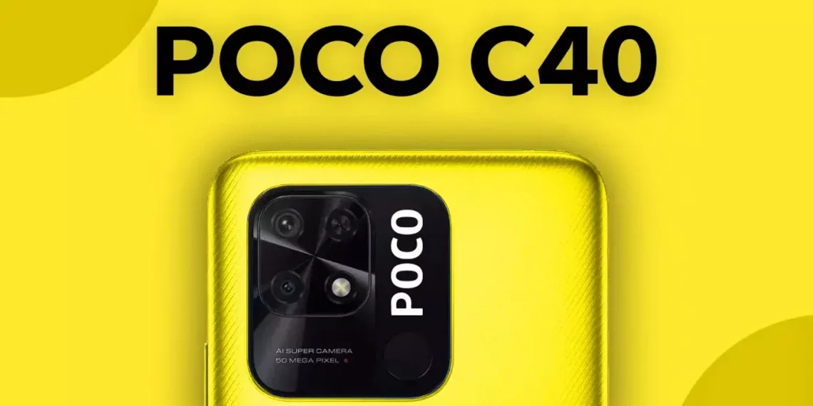 Смартфон POCO C40 с батареей на 6000 мАч поступил в продажу