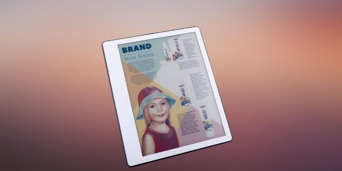 E Ink представила новый цветной цифровой экран для отображения бумаги