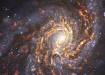 Опубликован снимок спиральной галактики в созвездии «Волосы Вероники»