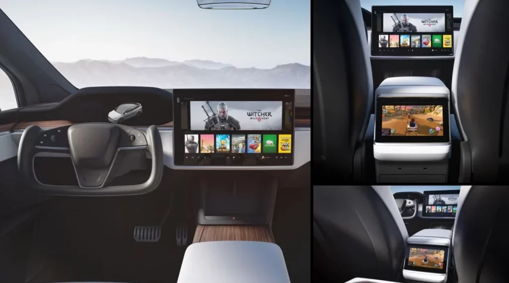 Tesla добавила возможность играть в Steam-игры на встроенный компьютер