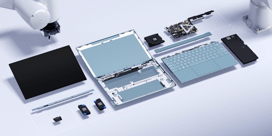 Dell показали ноутбук Concept Luna с модульной конструкцией