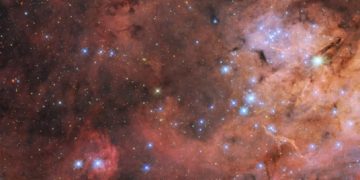 Телескоп Хаббл сделал снимок туманности Тарантул