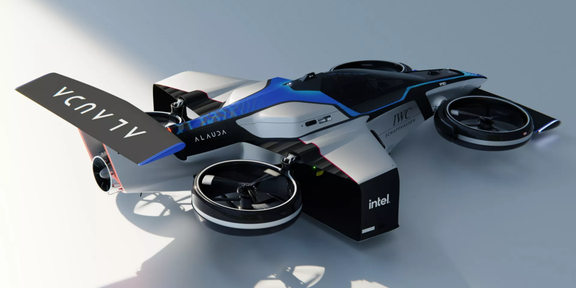 Представлен первый в мире летающий гоночный автомобиль Airspeeder MK4