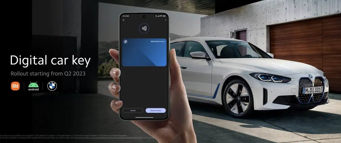 Смартфоны Xiaomi получат функцию цифрового ключа для  автомобилей BMW