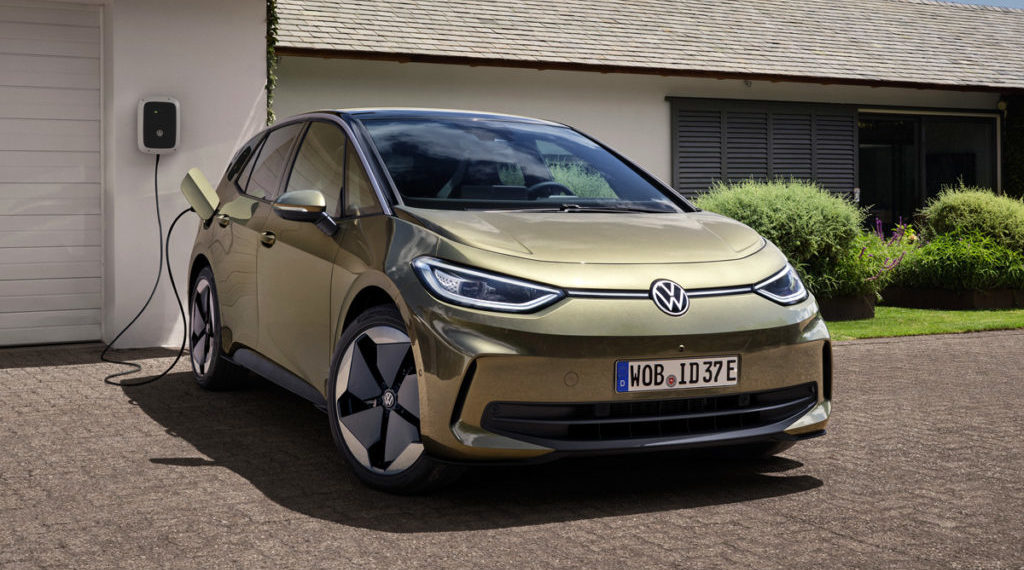 Представлен обновленный  электрокар Volkswagen ID.3