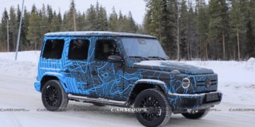 Опубликованы изображения первого электрического «Гелендвагена»