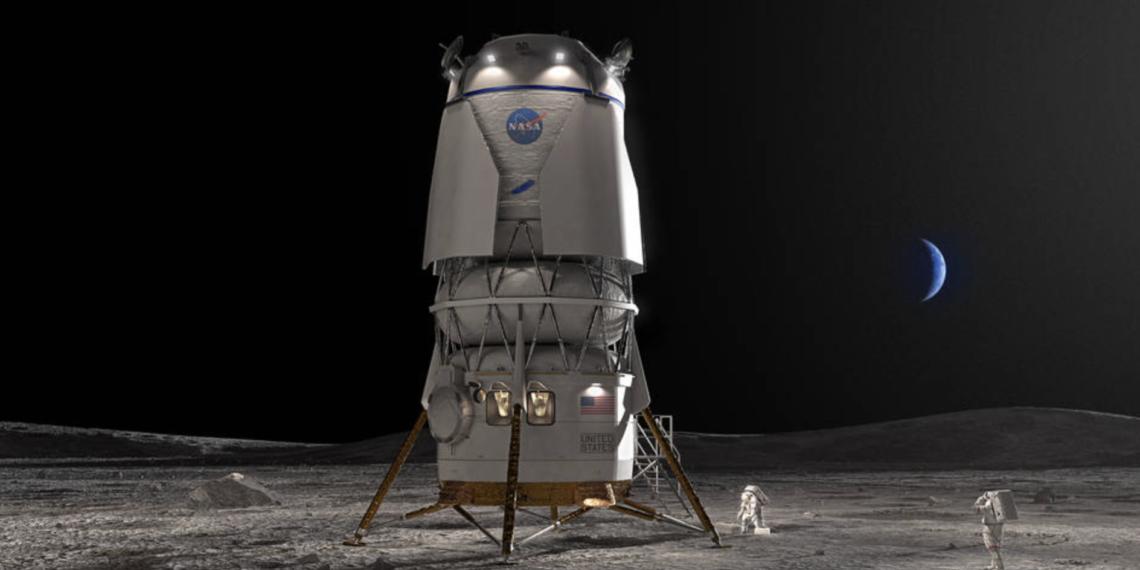 Blue Origin создаст модуль для высадки на Луну по заказу NASA