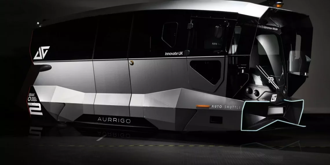 Беспилотный электробус Aurrigo Auto-Shuttle испытают в Европе