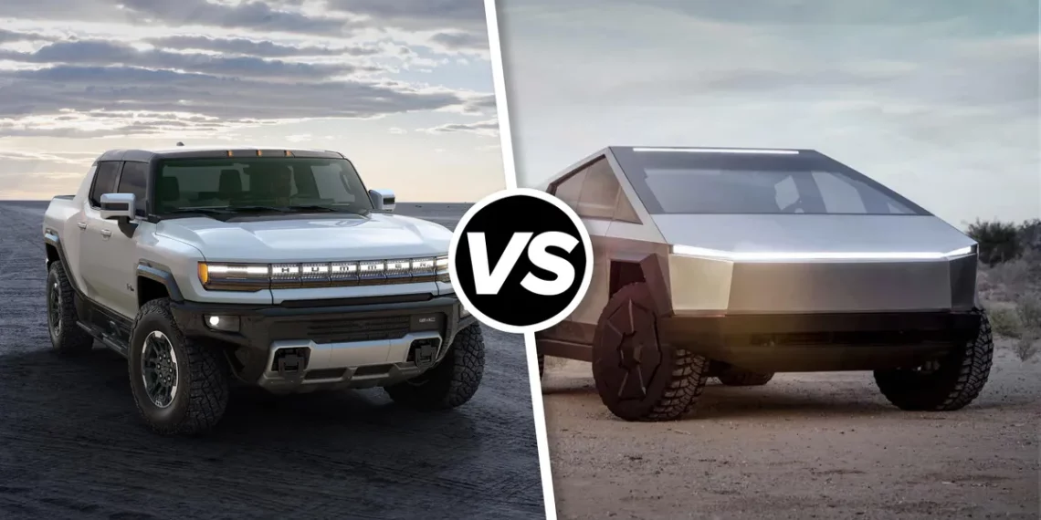 Tesla Cybertruck выиграл заезд на 400 метров у электрокара Hummer