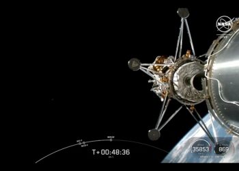 Американский космический модуль Nova-C отключился на Луне