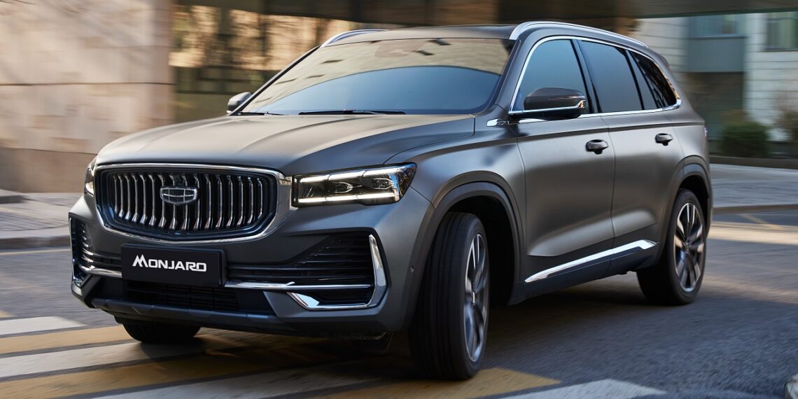 В России представили обновленный флагманский кроссовер Geely Monjaro