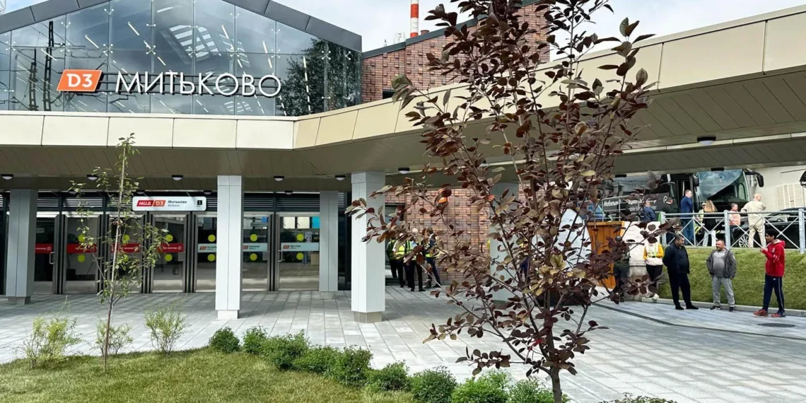 Открыта станция Митьково линии МЦД-3 около Сокольников в Москве