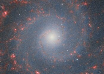 Галактика Фантом продолжает «рождать» новые звезды