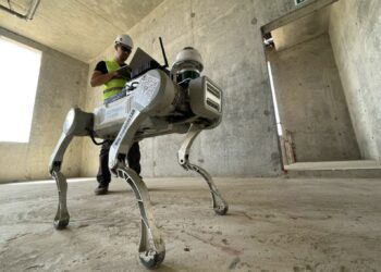 В России созданы роботы-собаки для наблюдения за стройплощадками