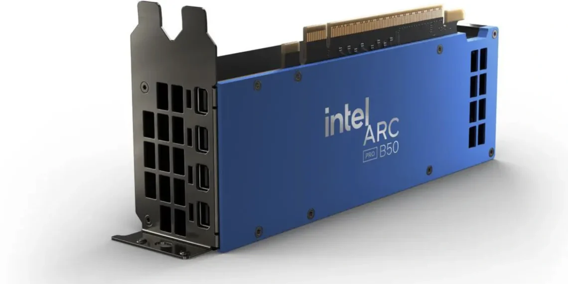 Видеокарта Intel Arc Pro B50 внезапно заняла первое место по продажам
